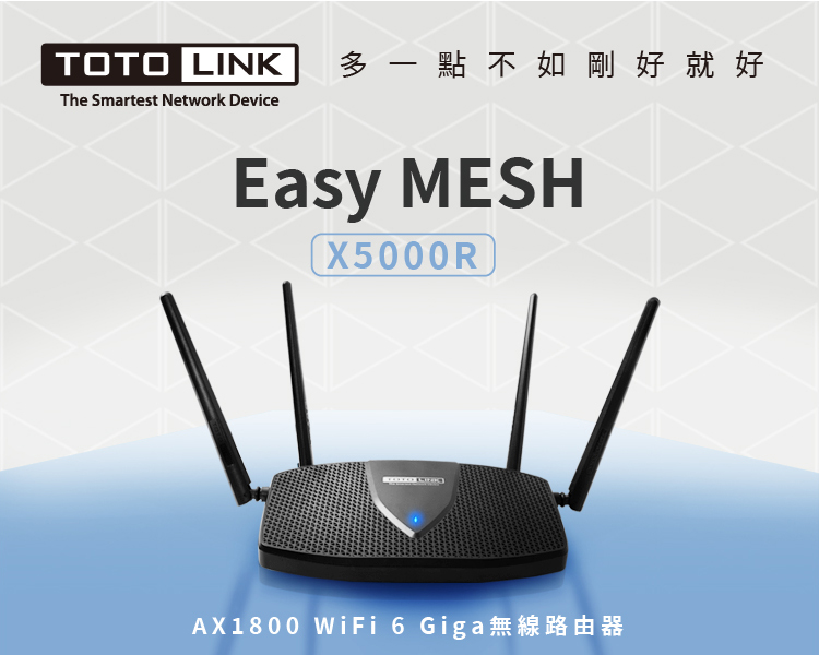 AX1800 WIFI6 MESH